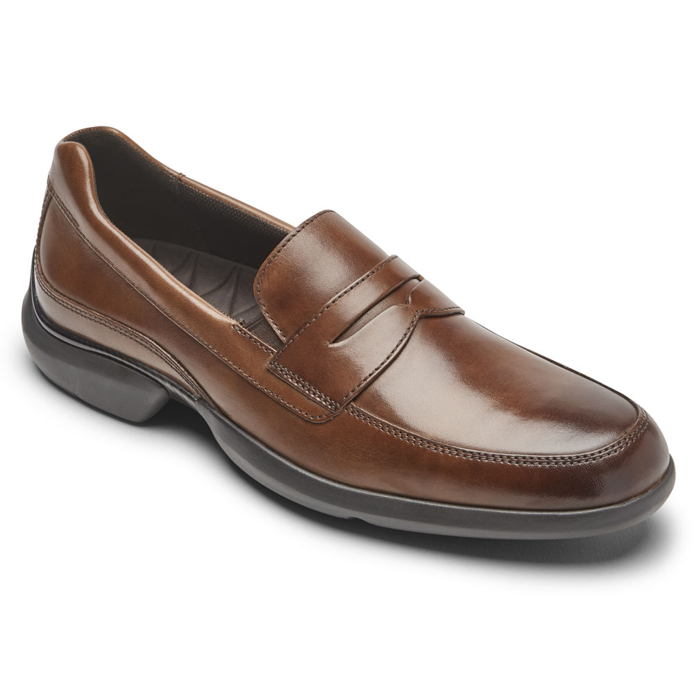 Mocassins Rockport Homem Marrom - Total Motion Advance Penny - 94107TVKO